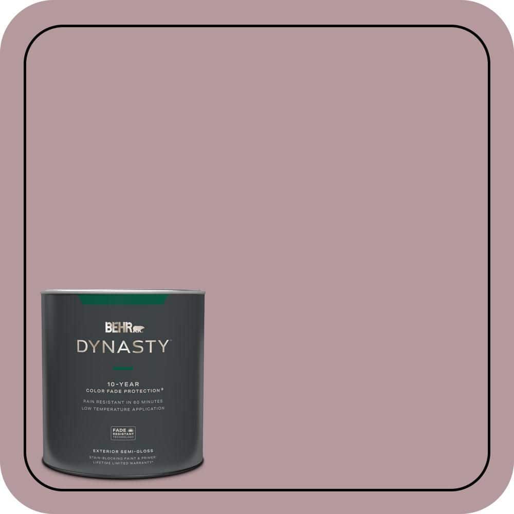 1 qt. #PMD-71 Twilight Blush Semi-Gloss Enamel Exterior Stain-Blocking Paint & Primer price history on PriceWatchPro
