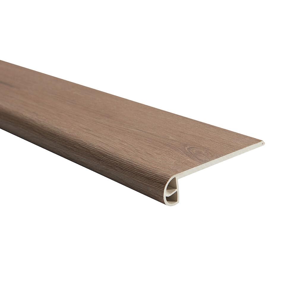 French Oak Fillmore 0.98 in. T x 4.4.53 in. W x 94.48 in. L Vinyl Flush Stair Nose Molding - Designed for 7mm Plank price history on PriceWatchPro