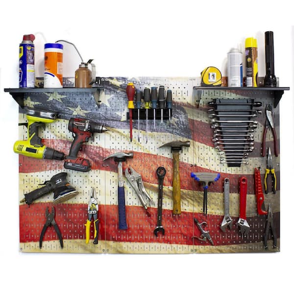 260 Piece Pegboard Hooks 1/8 and 1/4 inch peg Board Organizer Accessories  with Pegboard Bins for Organizing Various Tools in The Garage Kitchen