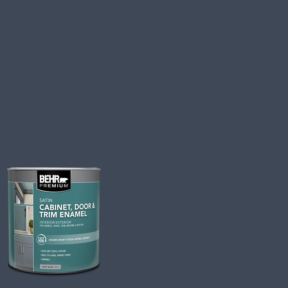 1 qt. #AE-42 Academic Navy Satin Enamel Interior/Exterior Cabinet, Door & Trim Paint price history on PriceWatchPro