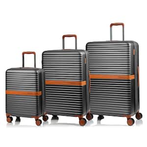 Vintage II 3-Piece Grey Hardside Polycarbonate Luggage Set
