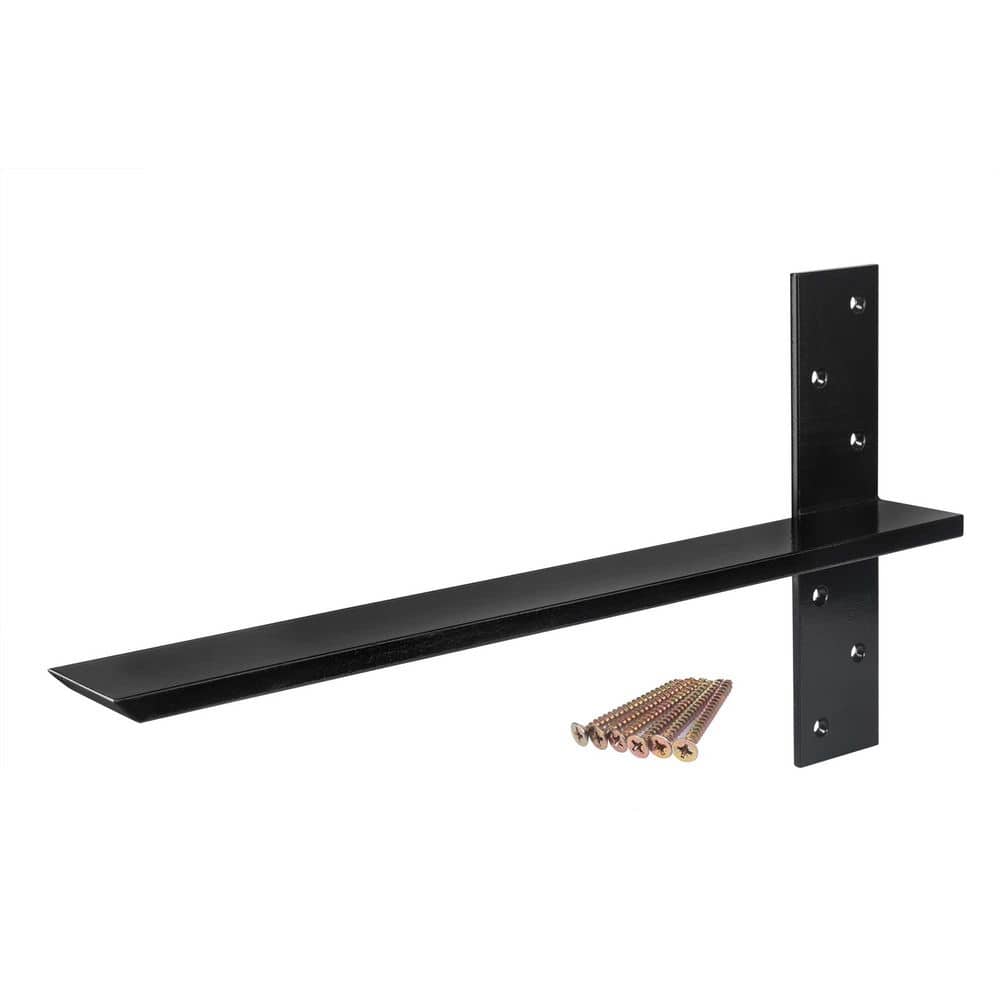 18 in. Heavy Duty Free Hanging T Shelf Bracket with Screws, Countertop Support Floating Bracket Hardware (2-Pack) price history on PriceWatchPro