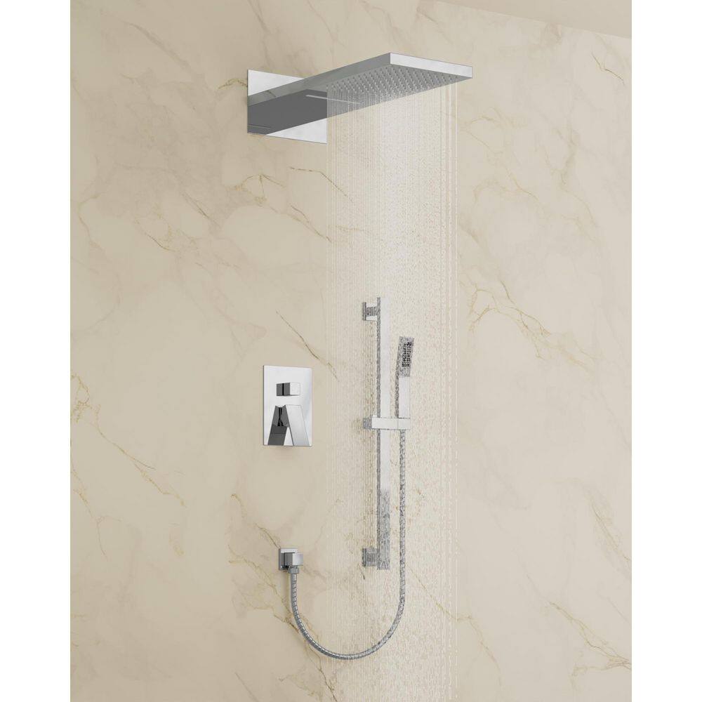 Have a question about YAWWALK 3-Spray 22 in. Rectangle Wall Mount ...