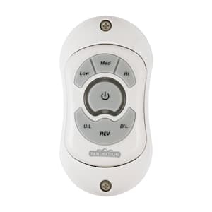 3-Speed Hand Held Ceiling Fan Remote Control, White