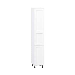 Laramie 15 in. W x 24 in. D x 89.5 in. H Assembled Pantry Kitchen Cabinet in Painted Bright White