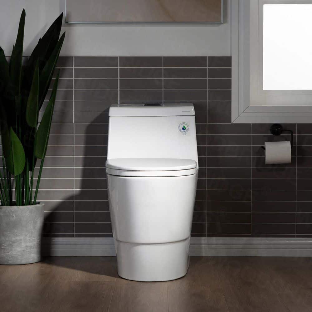 Elongated Wall Mounted Dual Flush High Efficiency Toilet