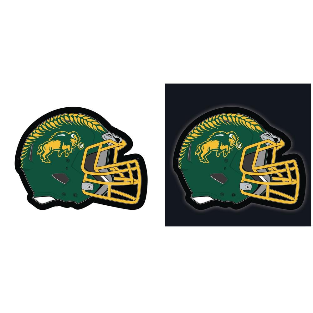19 in. x 15 in. North Dakota State University Helmet Plug-in LED Lighted Sign price history on PriceWatchPro