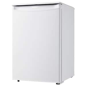 17.7 in. 2.6 cu.ft. Mini Refrigerator in White without Freezer
