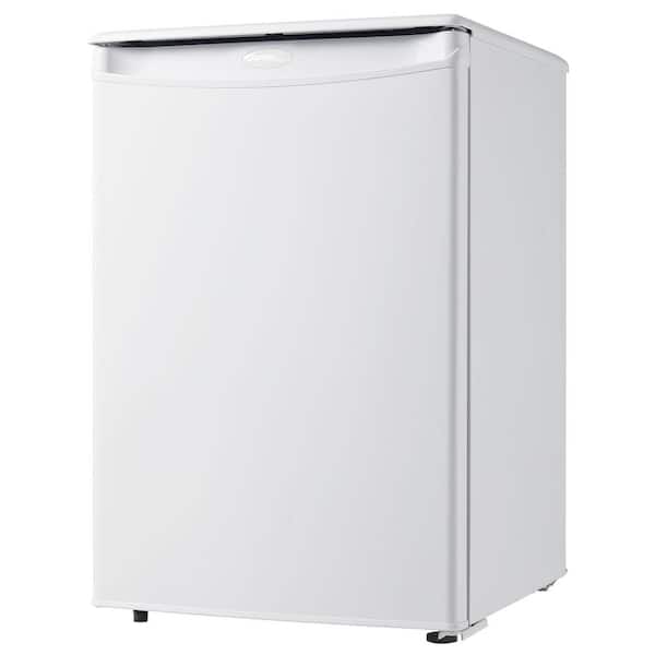 17.7 in. 2.6 cu.ft. Mini Refrigerator in White without Freezer