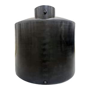 VPC 2500 Gal. Black Polyethylene Vertical Water Storage Tank