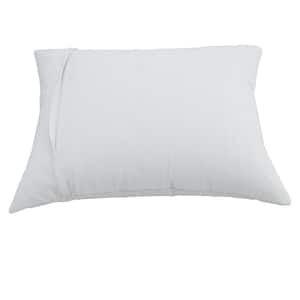 100% Cotton Pillow Protector, Queen, Breathable, Blocks Dust Mites, Pollen and Pet Dander Allergens