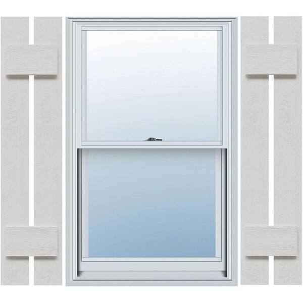 Ekena Millwork Timberthane 11.25 in. W x 47 in. H Spaced (Two Board) Board and Batten Shutters