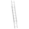 Werner 16 ft. Aluminum D-Rung Extension Ladder with 200 lb. Load ...