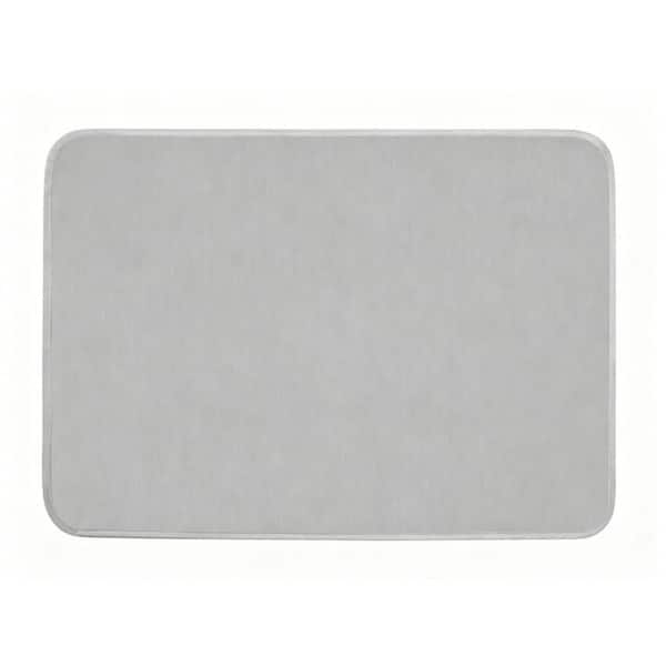 15 in. x 18 in. Mat with Heat Resistant for Air Fryer, Deep Fryer, Oven, Coffee Machine, and Quartz Countertop, Gray
