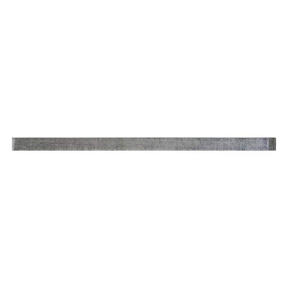 Montana 0.6 in. x 12 in. Mink Gray Glass Glossy Pencil Liner Tile Trim (0.5 sq. ft./case) (10-pack) price history on PriceWatchPro
