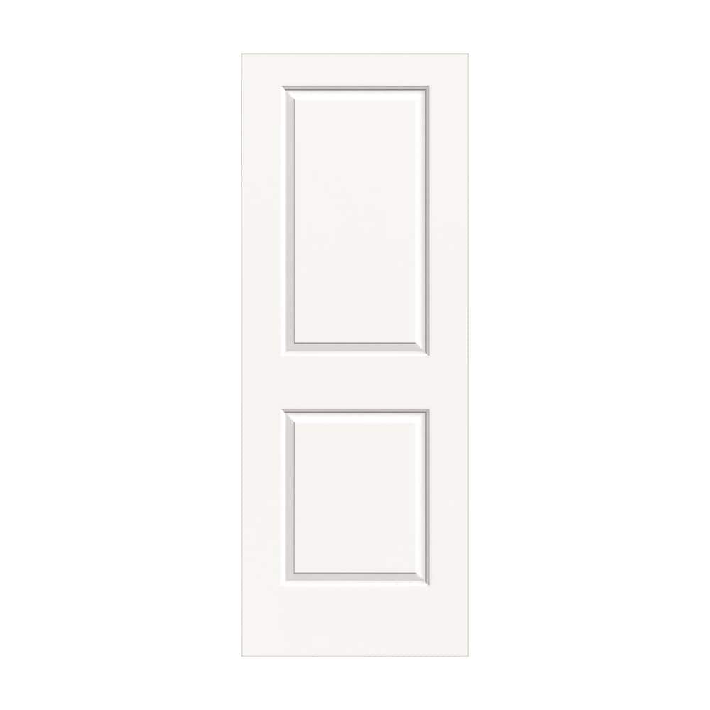 30 in. x 80 in. Carrara 2 Panel No Bore Solid Core White Painted Molded Composite Interior Door Slab price history on PriceWatchPro