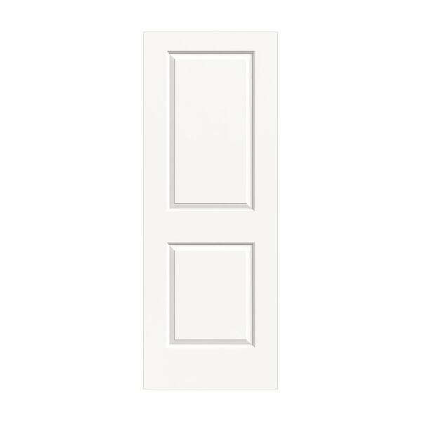 JELD-WEN 24 in. x 80 in. Cambridge White Painted Smooth Molded Composite MDF Interior Door Slab
