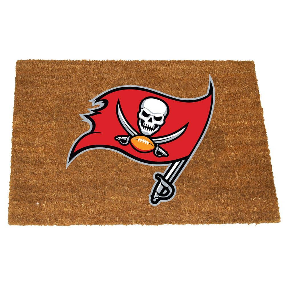 Tampa Bay Buccaneers 19.5 in. x 29.5 in. Coir Fiber Colored Logo Door Mat price history on PriceWatchPro