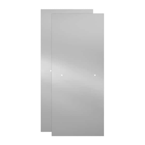 Delta 29-3/4 in. x 67-3/4 in. x 3/8 in. (10mm) Frameless Sliding Shower Door Glass Panels in Clear