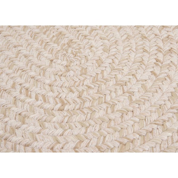 Cicero Natural 8 ft. x 8 ft. Round Braided Area Rug