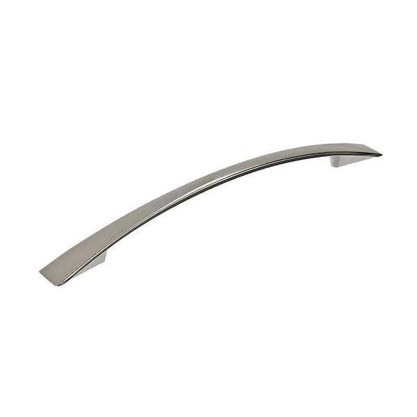 Richelieu Hardware Silverthorn Collection 6 5/16 in. (160 mm) Polished Nickel Modern Cabinet Arch Pull