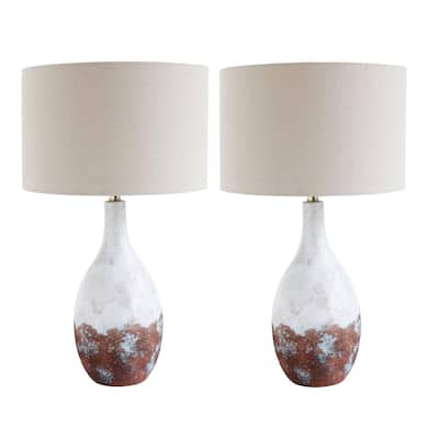 18W x 28H Dimond D2061 Burnham Table Lamp in Chrome with Pure White Shantung Shade and Pure White Fabric Liner 18W x 28H Dimond D2061 Burnham Table Lamp in Chrome with Pure White Shantung Shade and Pure White Fabric Liner