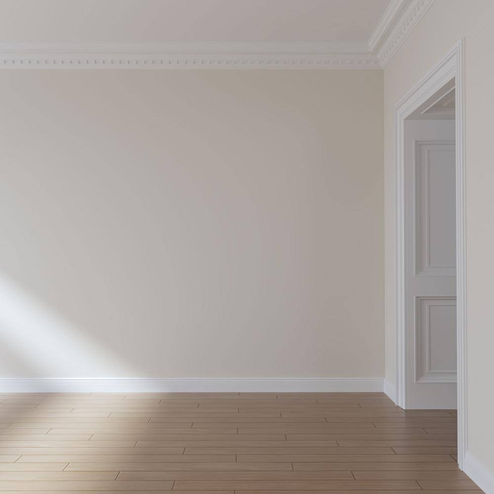 Primed White Polyurethane Dentil Crown Moulding 94 1/2"
