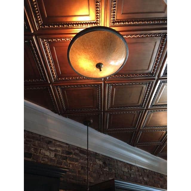 Cambridge Aged Copper 24'' x 24'' PVC Ceiling Tile Set