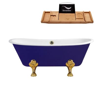 Purple Clawfoot Tubs Freestanding, Kohler Purple Clawfoot Bathtub