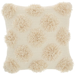 Lifestyles Ivory Geometric 18 in. x 18 in. Throw Pillow