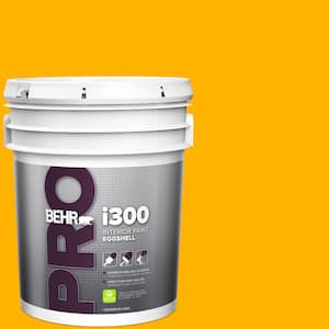 5 gal. #310B-7 Saffron Thread Eggshell Interior Paint