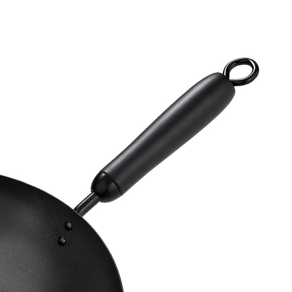 LEITAO Carbon Steel Wok Pan, 14 Piece Woks & Stir-Fry Pans Set with Li –  JandWShippingGroup