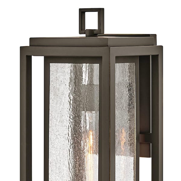 HINKLEY - Republic 1-Light Oil Rubbed Bronze Hardwired Outdoor Wall Lantern Sconce