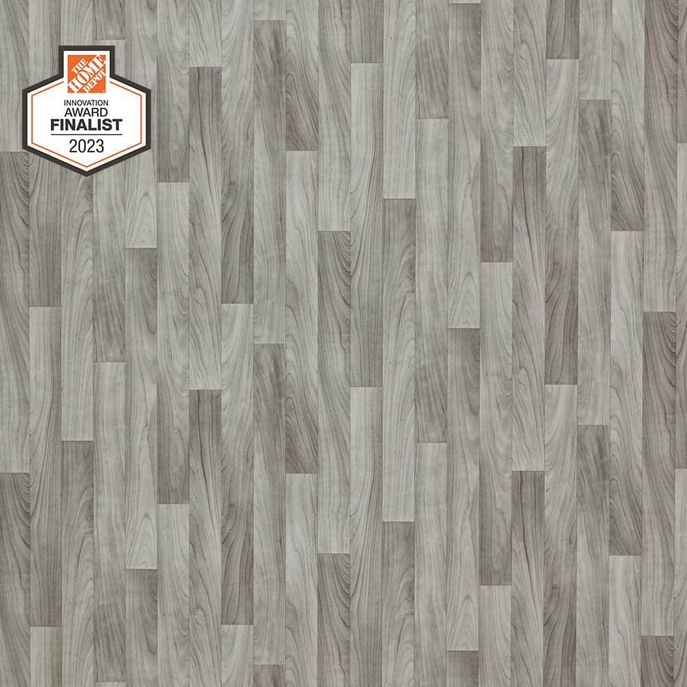 Greatmats Athletic Vinyl Padded Roll | 7mm Thick | 6x30 ft | Rubber Backed Vinyl Flooring | Basketball Flooring | Dance Flooring | Wood Grain Colors