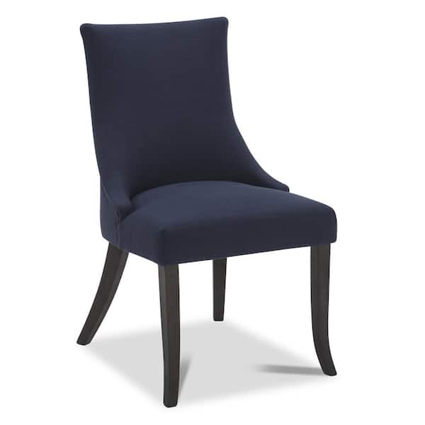 Thea Insignia Blue Fabric Dining Chair (Set of 2)
