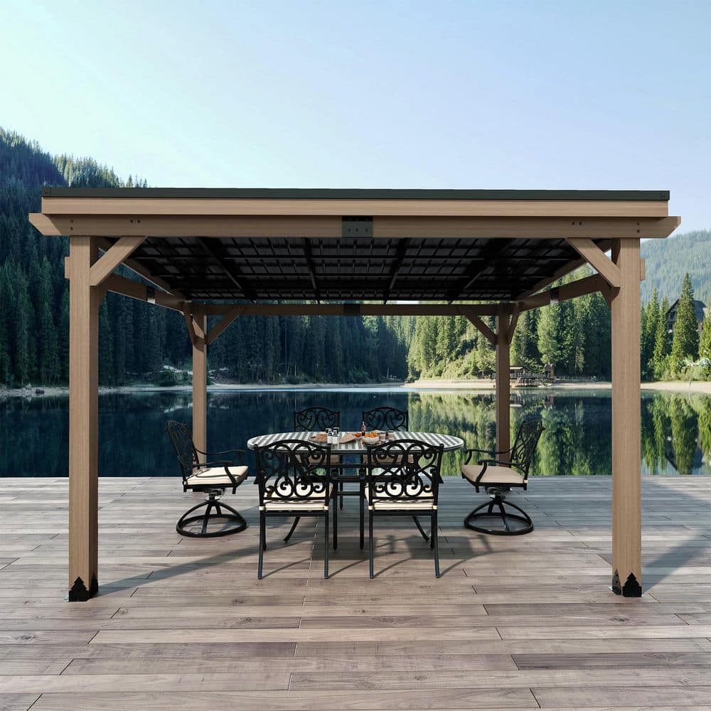 10 DONK / HardHouse / Techno 12” EPs Clihome 10 ft. x 12 ft. Cedar Wood Hardtop Gazebo with Black