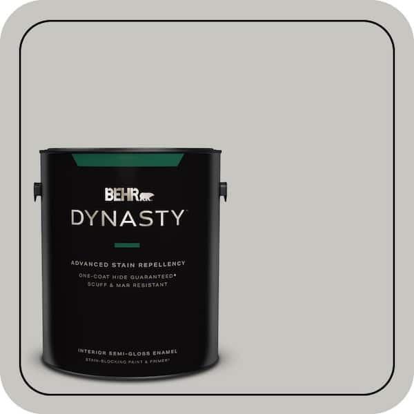 BEHR DYNASTY 1 gal. #PPU24-16 Titanium Semi-Gloss Enamel Interior Stain-Blocking Paint & Primer