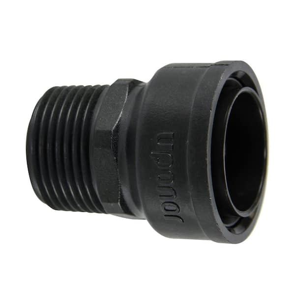 TotalFit 1 in. Push-to-Connect x 1 in. NPT Engineered Polymer Male Threaded Adapter