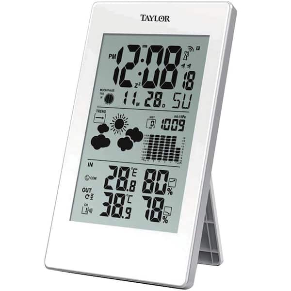 Indoor Outdoor Thermometer Hygrometer, Temperature Monitor Digital Humidity  Meter Gauge with Large LCD Display - China Weather Station, Thermometer  Laser Digital