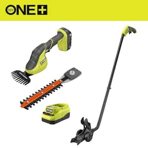 RYOBI ONE+ 18V Cordless Grass Shear and Shrubber Trimmer