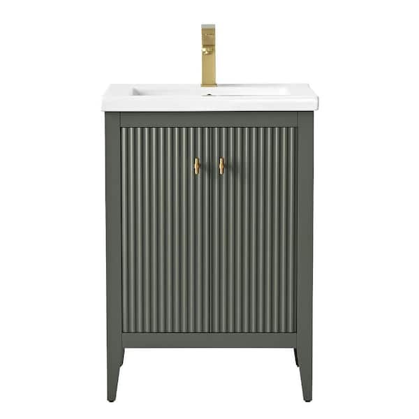 Vanity Art 24 in. W x 18.5 in D x 34 in. H Single Sink Bath