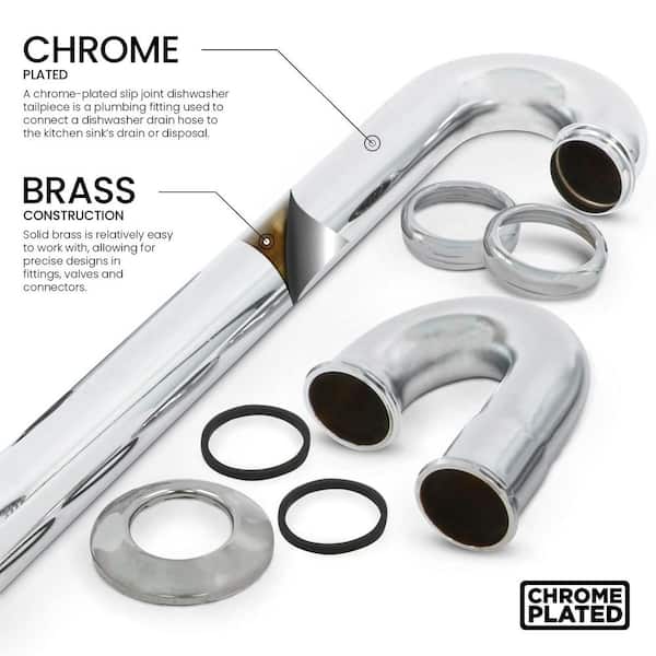 PLUMBFLEX 1-1/2 in. S-Trap with Flange for Tubular Drain