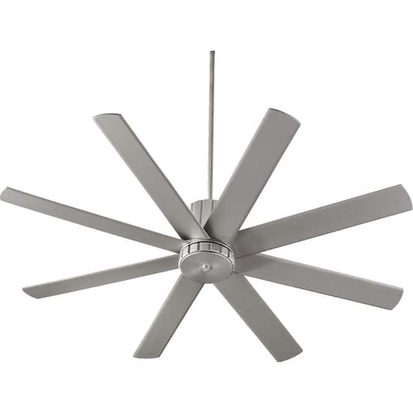Quorum International Proxima 60 in. Indoor Satin Nickel Ceiling Fan with Wall Control