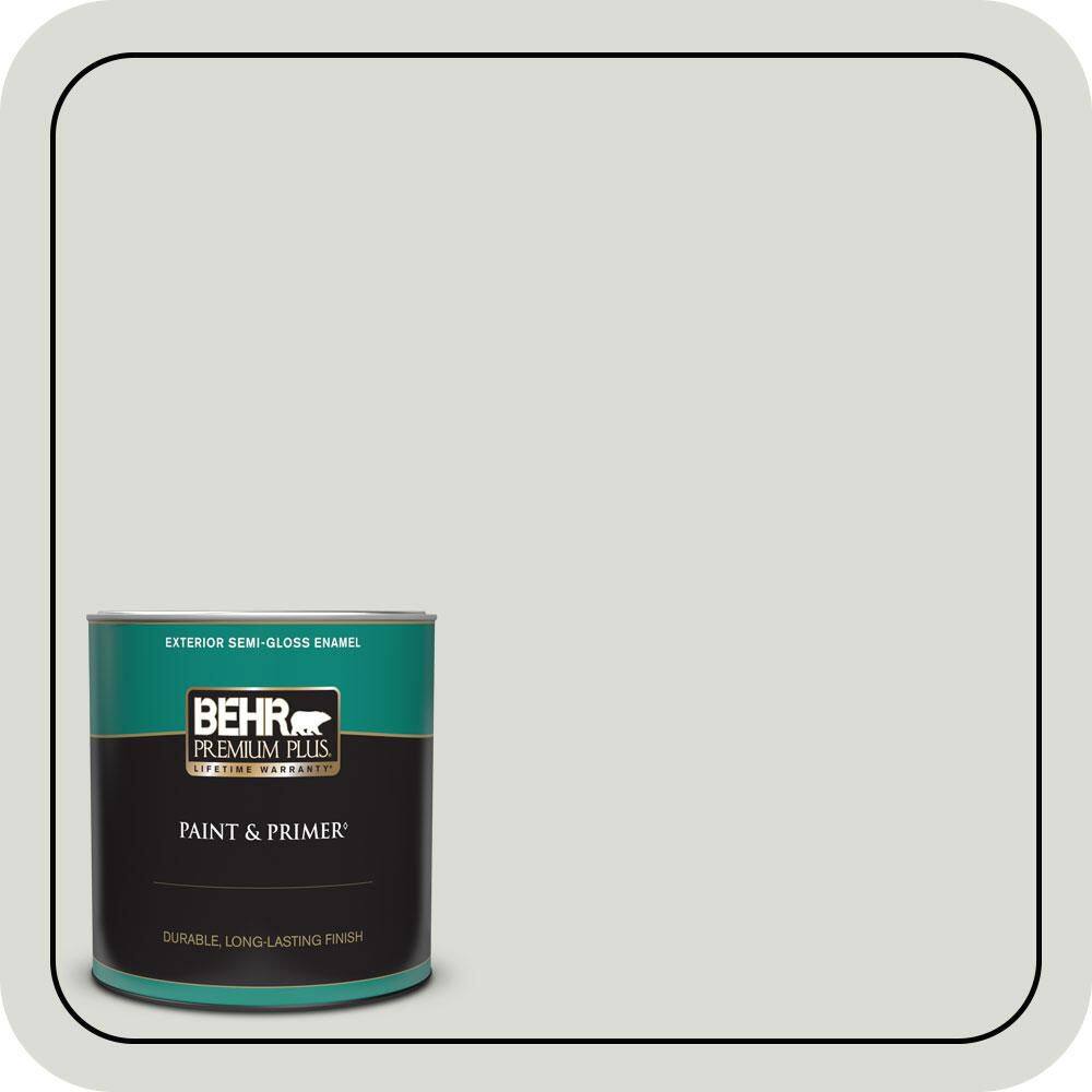 1 qt. #BWC-29 Silver Feather Semi-Gloss Enamel Exterior Paint & Primer price history on PriceWatchPro