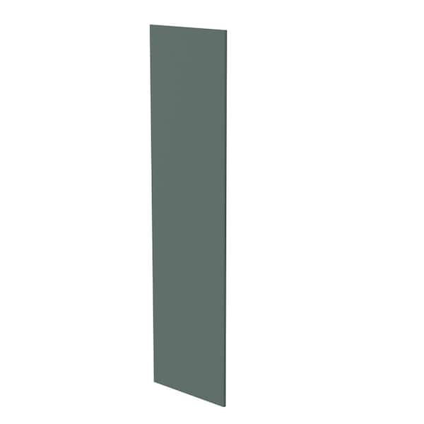 Home Decorators Collection Washington 0.75 in. W x 24 in. D x 96 in. H in Verdant Green Thermofoil Refrigerator End Panel