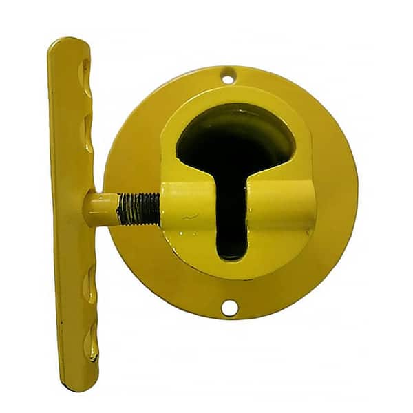 T-Post Adapter for 91-R Man Saver Post Driver, Yellow Steel