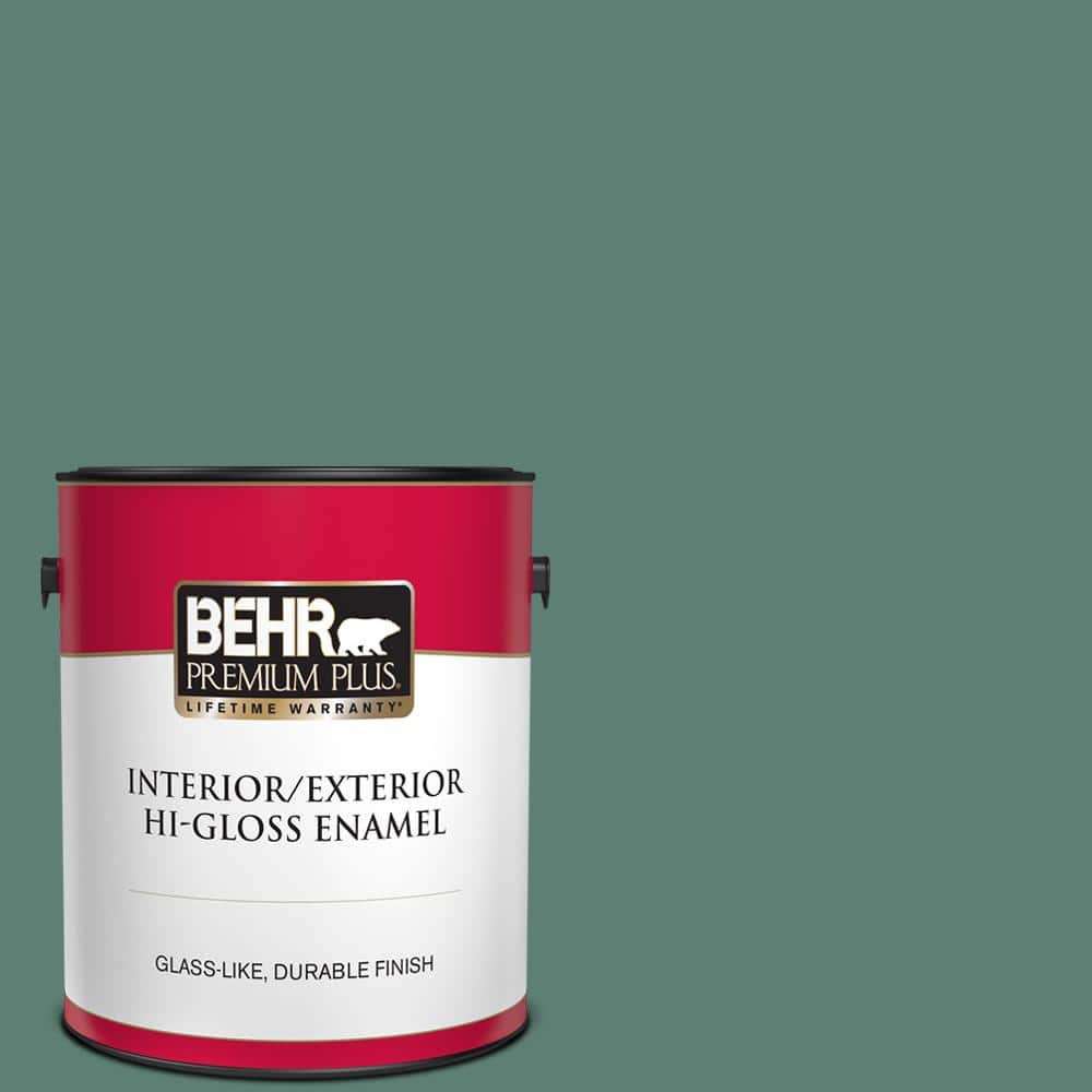 BEHR PREMIUM PLUS 1 gal. M4406 Trellis Vine HiGloss Enamel Interior