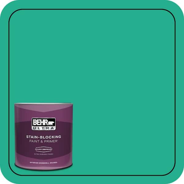 BEHR ULTRA 1 qt. #480B-5 Mermaid Song Extra Durable Eggshell Enamel Interior Paint & Primer