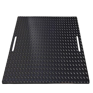 Fusebox Black 36 in. x 36 in. x 1/4 in. Class2 Type1 ASTM D178 Switchboard Dielectric Insulate Indoor/Outdoor Floor Mat