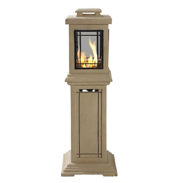 Pleasant Hearth 40 in. Lantern Style Propane Gas Fire Pit